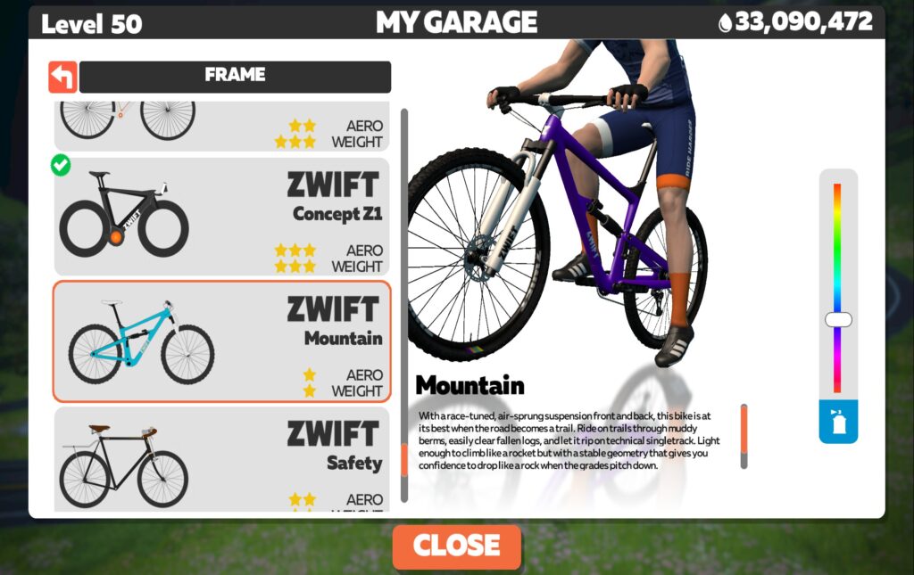 Garmin Index scale --> Zwift - Bike Forums