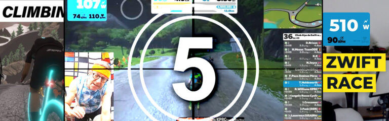 Top 5 Zwift Videos: Climbing Pace Partners, Time Trials, and Duathlon League