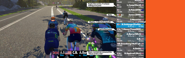 Tiny Race Series – Week 3 Results and Week 4 Route Details