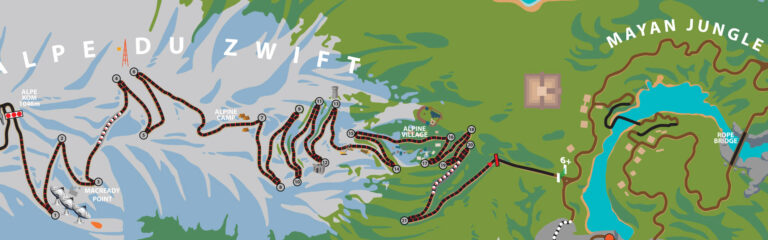 Watopia Map Poster v2.15 Now Shipping