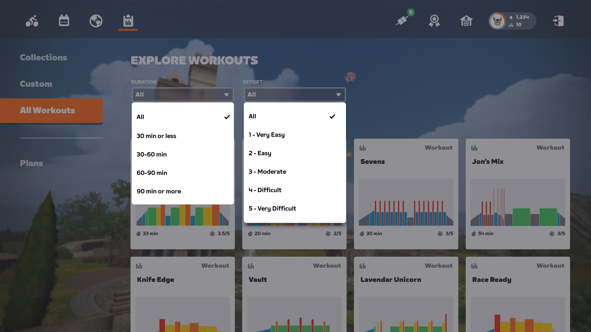 Zwift custom sales workouts apple tv