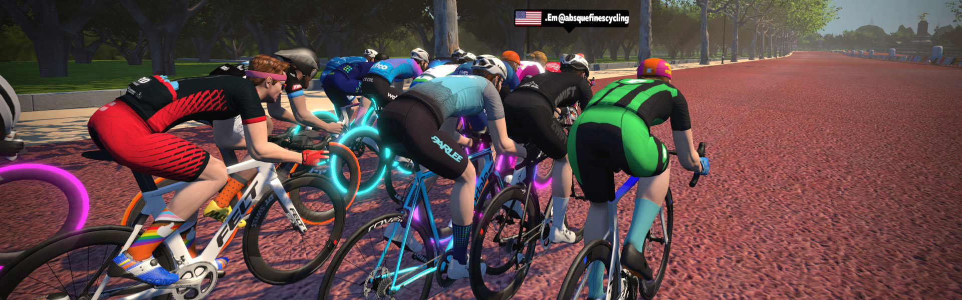 The Mall Sprint Reverse (London) Zwift Segment Details Header Image