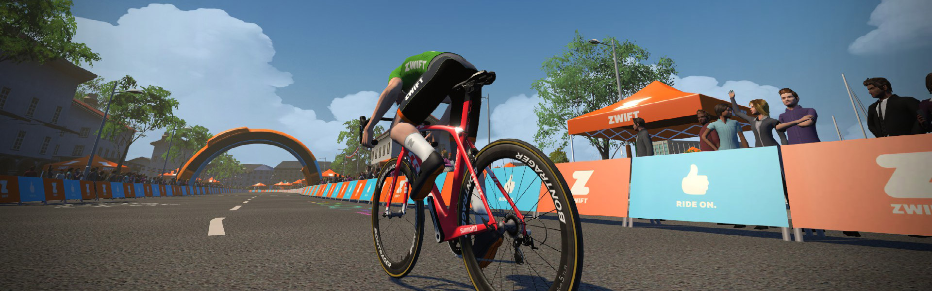 Marina Sprint (France) Zwift Segment Details Header Image