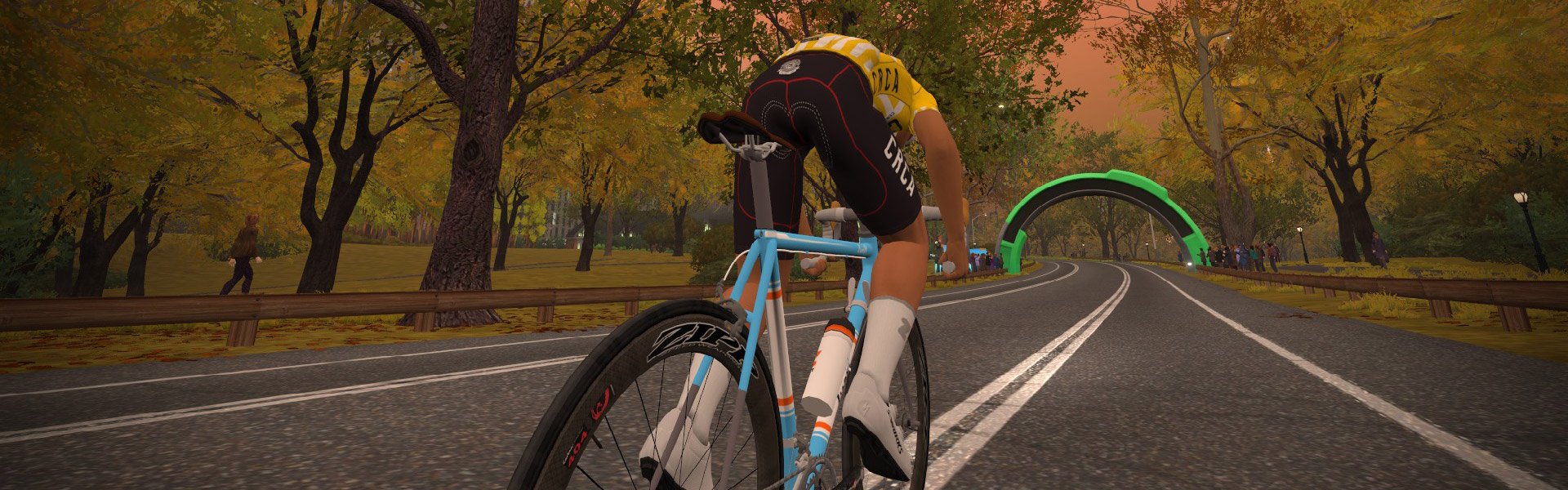 NY Sprint Reverse (New York) Zwift Segment Details Header Image