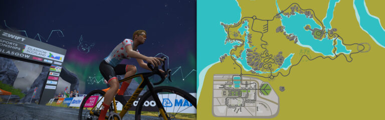 Route Maps & Details for Zwift’s Scotland Course