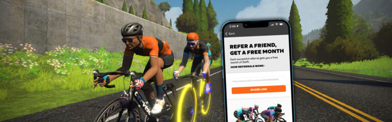 Zwift Referral Program Launched: Give a Month, Get a Month