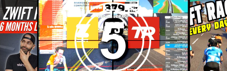 Top 5 Zwift Videos: FTP Accuracies, Race Wins, and the Zwift Hub