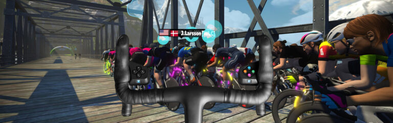 About this Week’s Steering-Required Races on Watopia’s Seaside Sprint