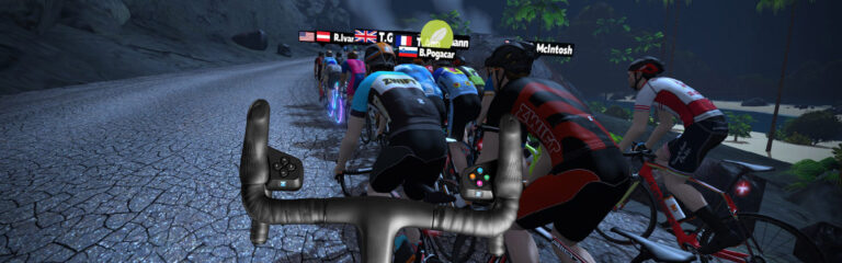 About this Week’s Steering-Required Races on Watopia’s Volcano Circuit