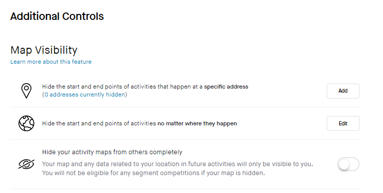 Strava segments not matching on Zwift? Check “Map Visibility” privacy controls.