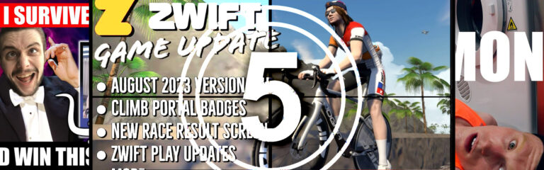 Top 5 Zwift Videos: Zwift Update, Endurance Workout, and 100 KPH Badge