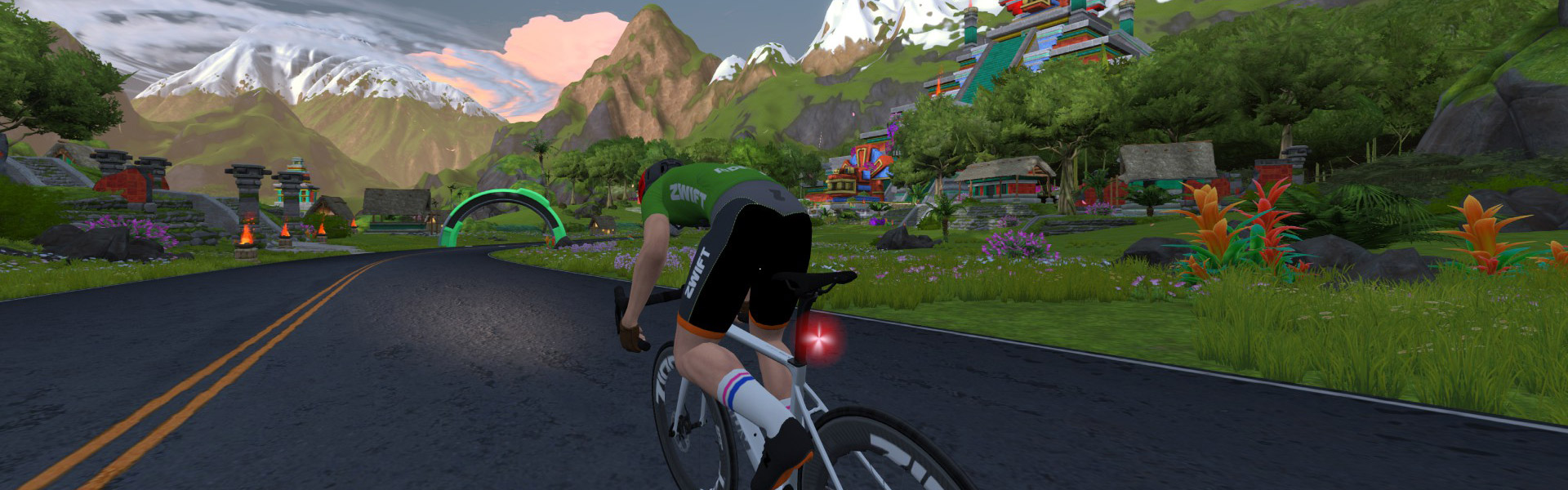 Acropolis Sprint Reverse (Watopia) Zwift Segment Details Header Image