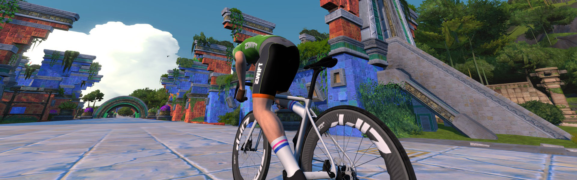 Stoneway Sprint (Watopia) Zwift Segment Details Header Image