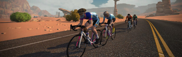 Pack Dynamics v4.1.1 Speed Tests: 4-Rider Drafting with Road Bikes