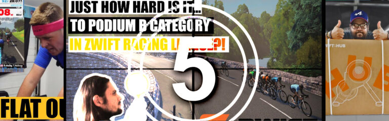 Top 5 Zwift Videos: FTP Tests, Race Podiums, and Zwift Hub One