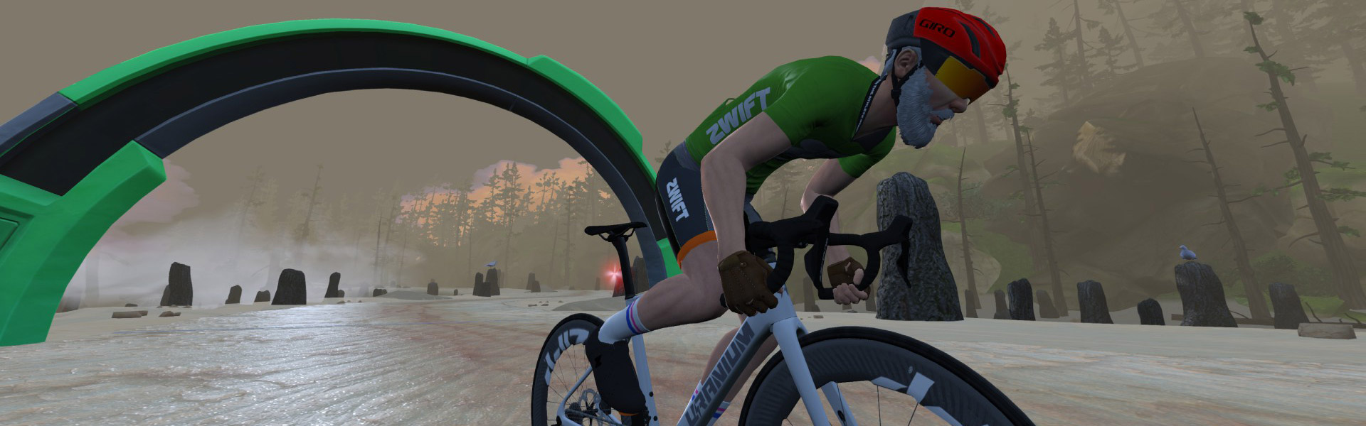 Woodland Sprint (Watopia) Zwift Segment Details Header Image