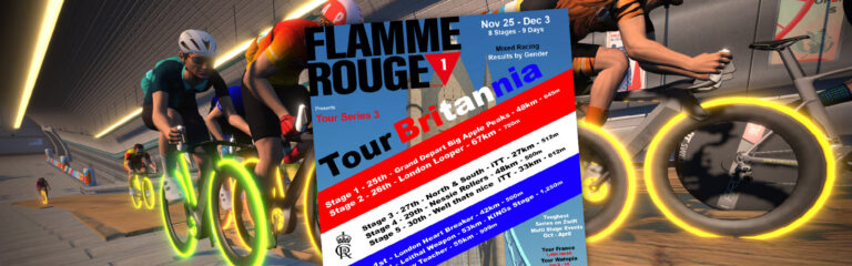 8 Stage Tour Britannia from Flamme Rouge Racing Begins November 25
