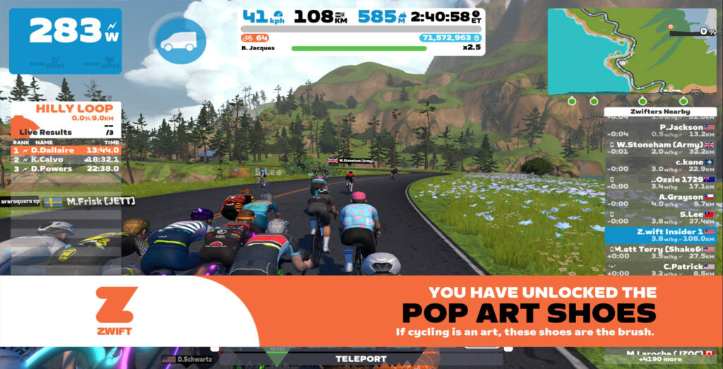 Zwift makes it easier to level up in latest update