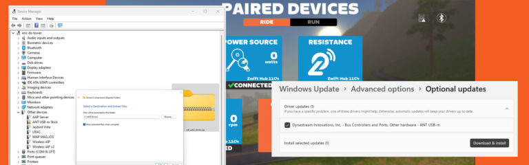 Installing ANT+ Drivers To Support Zwift On Windows 11
