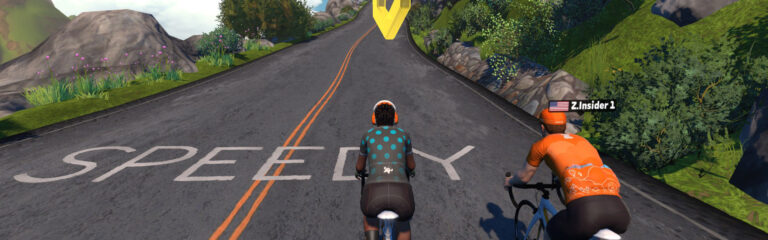 Speed Tests: Rubberbanding (Keep Everyone Together) Mode on Climbs in Zwift Meetups