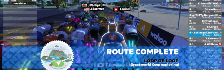 How the Race Was Lost: Zwift Games Stage 1 (Loop de Loop): Dropped On the KOM… Twice