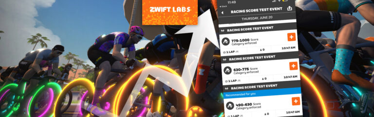 Zwift Racing Score Updates and Opinion Poll