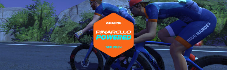“Pinarello Powered” ZRacing Series Details (September 2024)