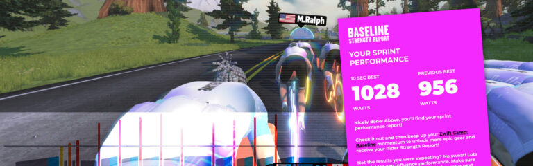 Zwift Camp: Baseline 2024 Sprint Workout and Test Walkthrough