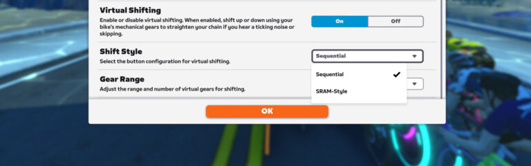 SRAM-Style Virtual Shifting Options Added for Zwift Play and Click Users