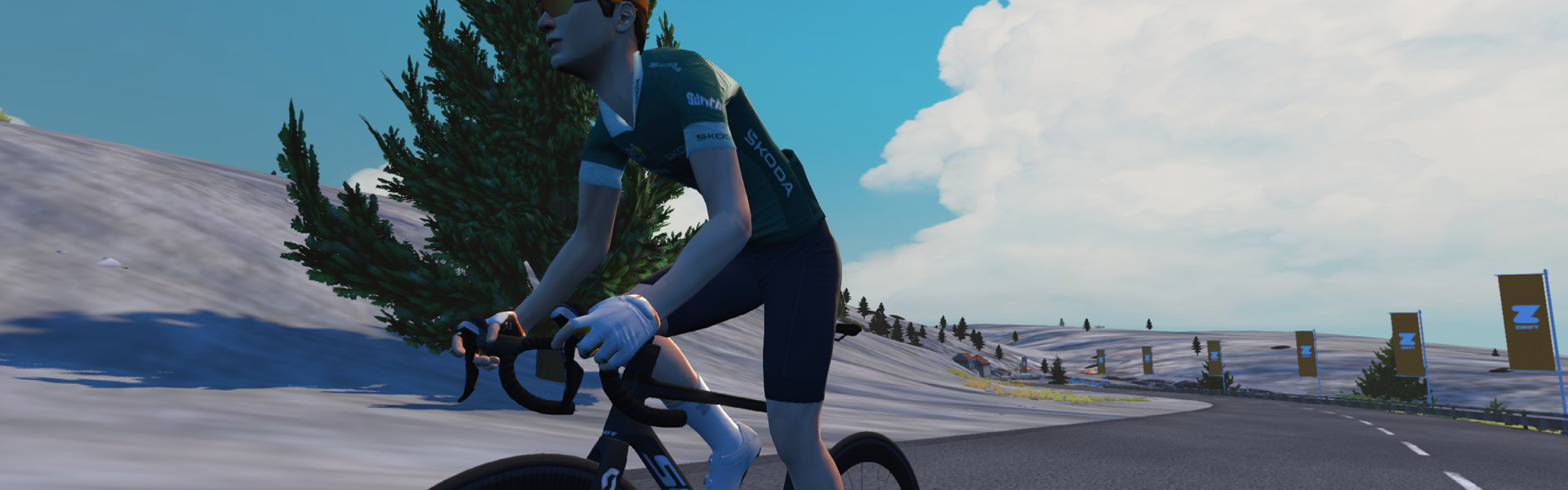Mostly Ventoux (France) Zwift Segment Details Header Image