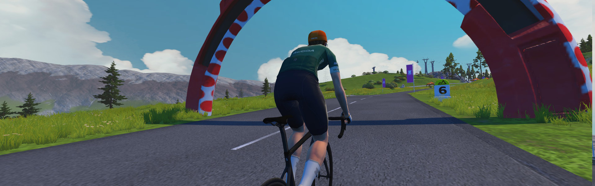 Ventoux Half KOM (France) Zwift Segment Details Header Image