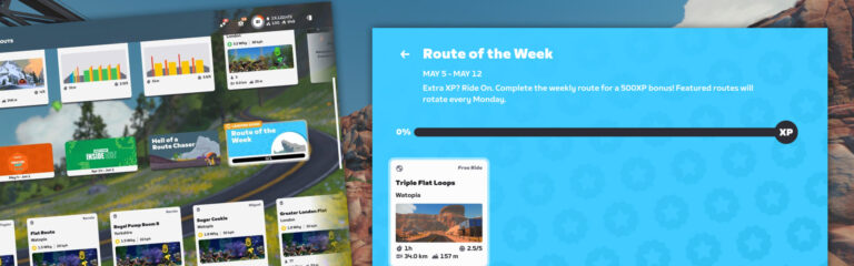 Ride Zwift’s Route of the Week and XP Express for Bonus XP