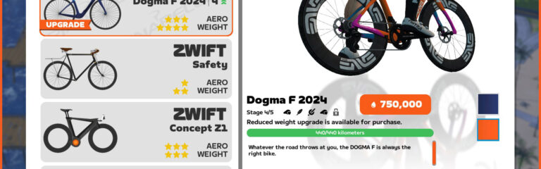Digging Into Zwift Bike Upgrades: Performance Improvements and Power Savings at Each Stage