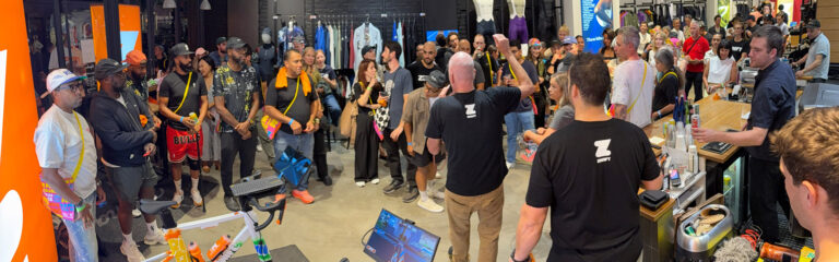 Attending Zwift’s NYC Expansion Party at Rapha