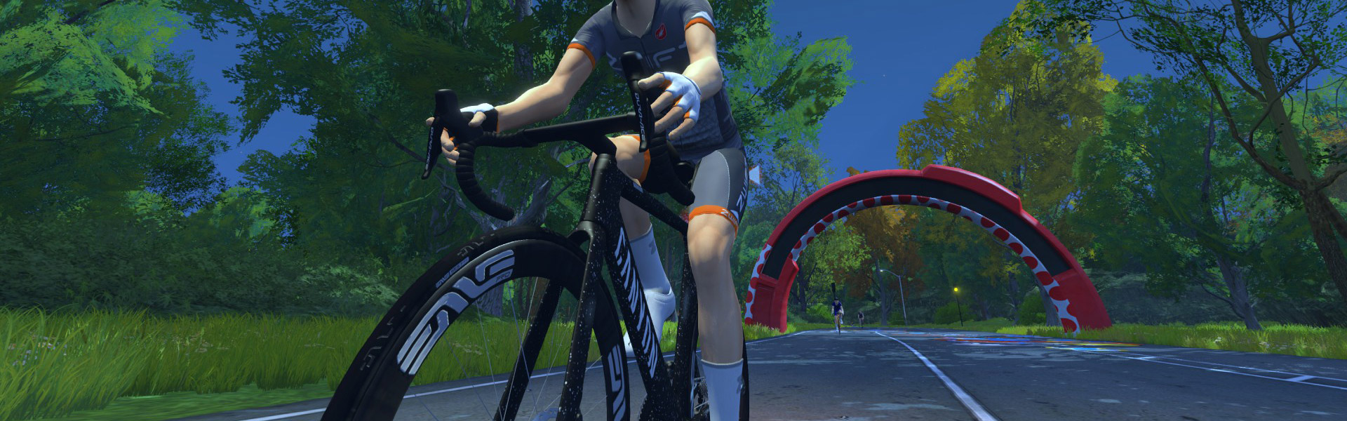 The Hill KOM (New York) Zwift Segment Details Header Image