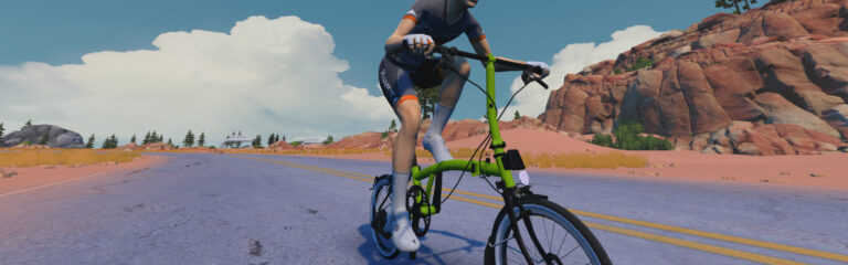 All About the New Brompton P Line Bike on Zwift