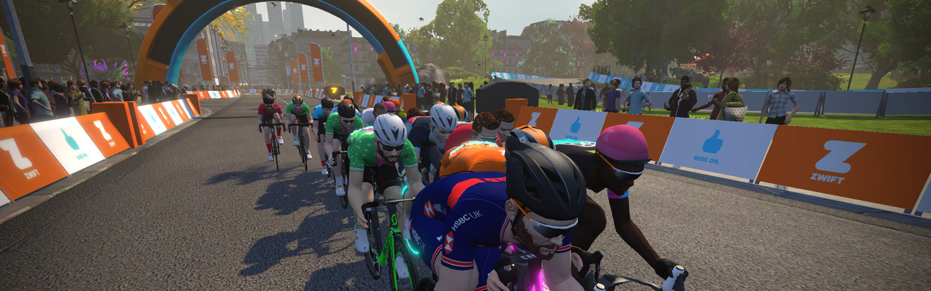 The Bell Lap (Crit City) Zwift Segment Details Header Image