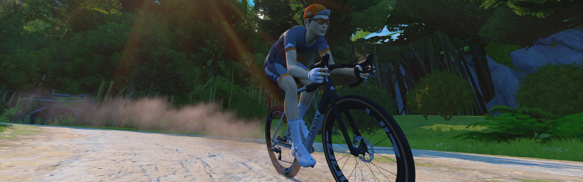 All About the New Canyon Grail SLX Gravel Frame on Zwift