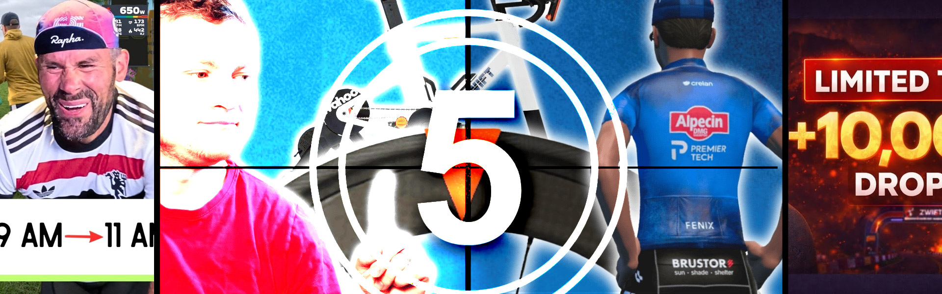 Top 5 Zwift Videos: Zwift News, The Big Spin, and Parkruns