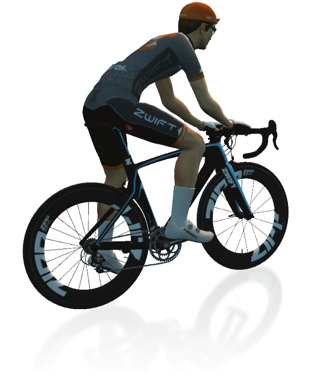 Zwift Aero Road Bike Frame Details In-Game Shot