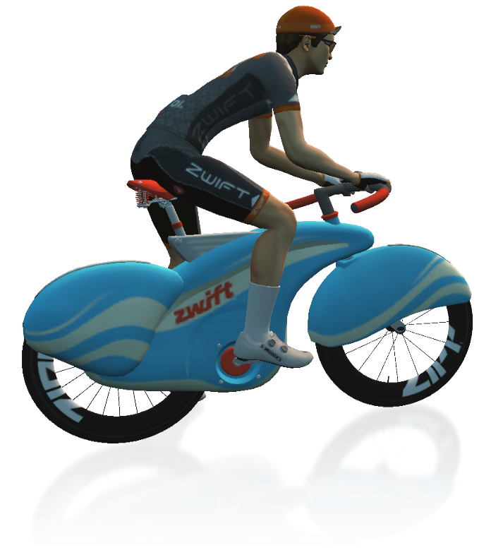 Zwift Atomic Cruiser Road Bike Frame Details In-Game Shot