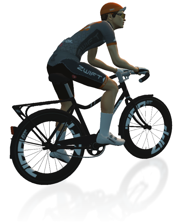 Zwift Buffalo Fahrrad Road Bike Frame Details In-Game Shot