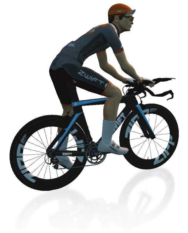 Zwift TT Bike Frame Details In-Game Shot