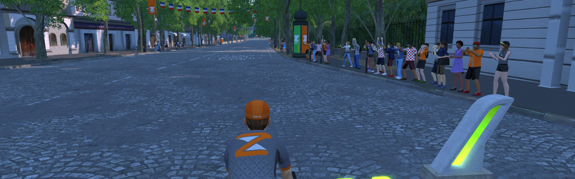 Monceau Sprint (Paris) Zwift Segment Details Header Image