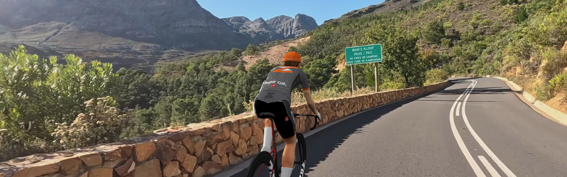 Bain’s Kloof Pass (Western Cape) Zwift Video Route Details Header Image