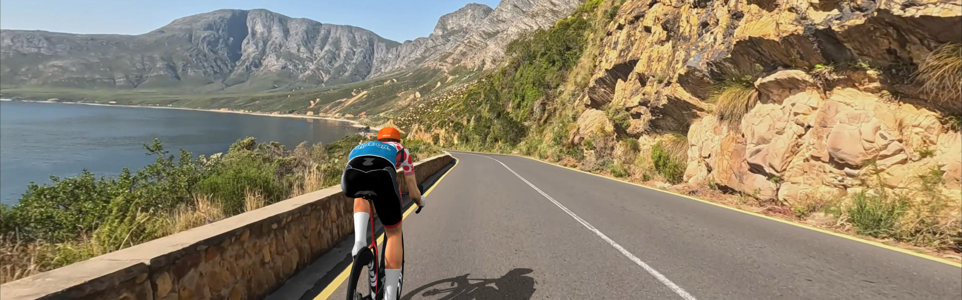 Clarence Drive (Western Cape) Zwift Video Route Details Header Image