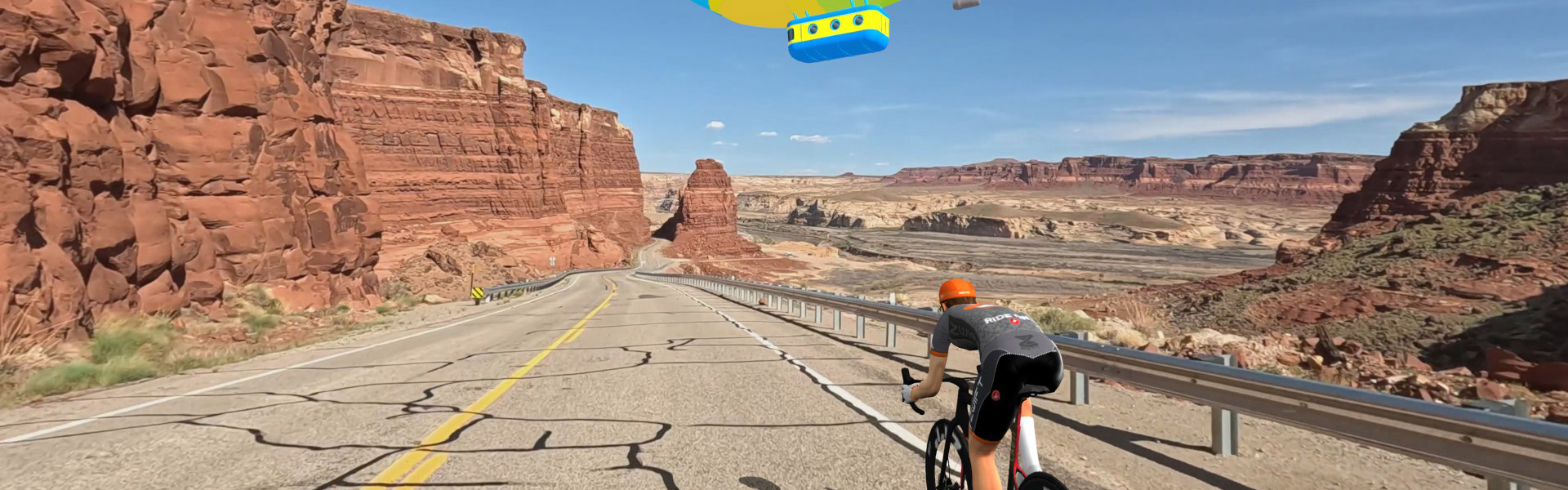 Glen Canyon (Southern Utah) Zwift Video Route Details Header Image