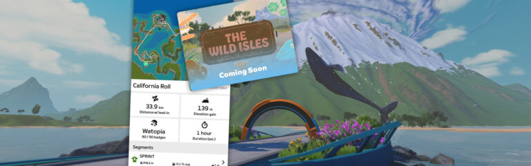 Zwift Teases “Wild Isles” Watopia Expansion Routes